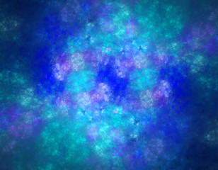 3d abstract fractal illustration for creative design