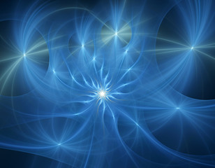 Naklejka premium 3d abstract fractal illustration for creative design