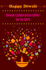 Happy Diwali discount sale promotion