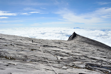 Naklejka premium Top of Mount Kinabalu