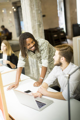 Young people in the office