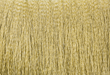 Closeup at old broom texture background