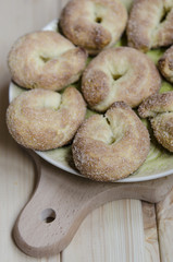 Italian cookies torchetti   
