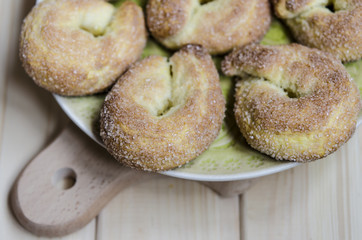 Italian cookies torchetti   