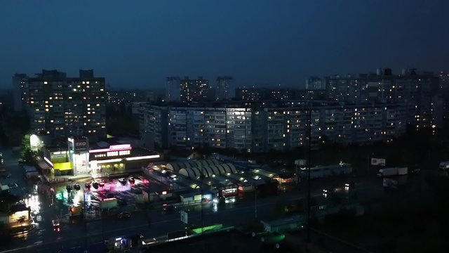 Lightning strikes