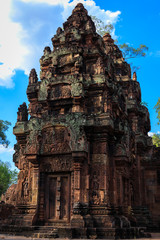 SIngle Inner Enclosure in Banteay Srey Temple, Cambodia