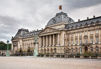 Fototapeta na wymiar Royal Palace of Brussels. Belgium