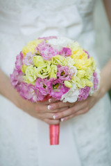 Wedding bouquet of the bride