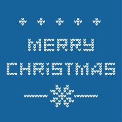 Merry Christmas greeting card 