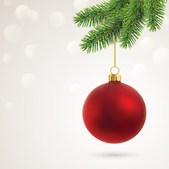 christmas card with copy space