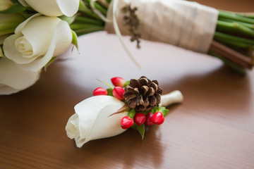 Beautiful boutonniere