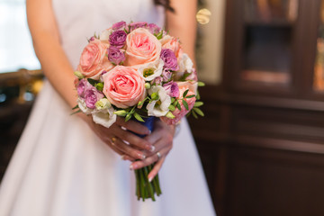 Wedding bouquet of the bride