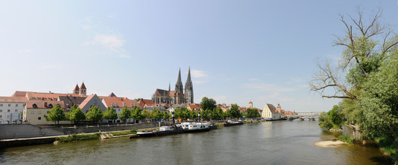 Fototapeta na wymiar Regensburg Panorama