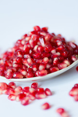 Pomegranate fruit.