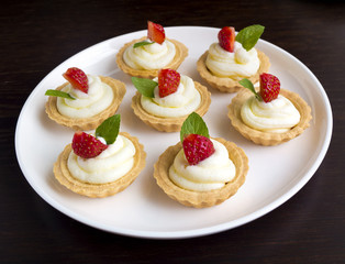 Pumpkin against dark wooden background for copy space