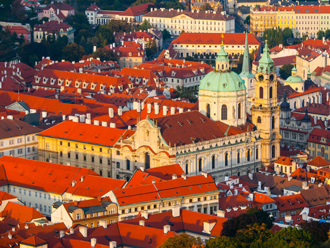 Lesser Town of Prague with St. Nicolas Cathedral