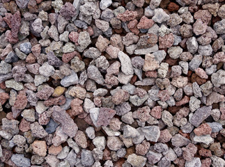 red-grey gravel background
