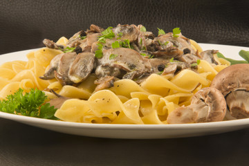 Mushroom Stroganoff