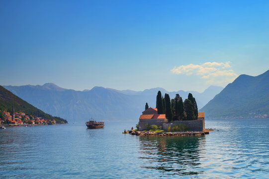 St. George island in Montenegro