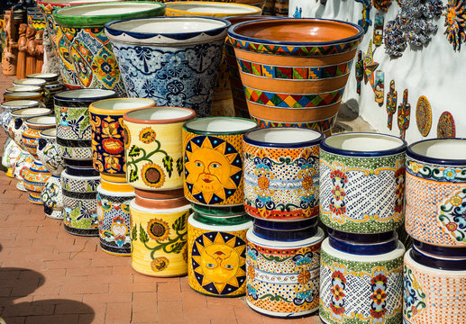 Colorful Mexican Pottery