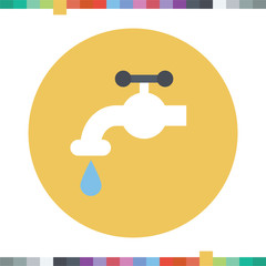 Water tap icon.