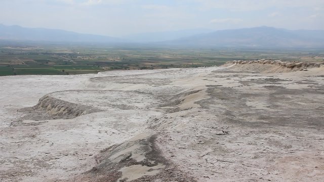 Pamukkale - cotton castle, Denizli Province in southwestern Turkey