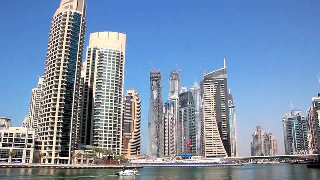 Dubai Marina. United arab emirates