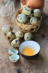 Fototapeta premium Quail eggs