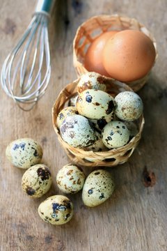 Quail eggs