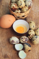 Quail eggs