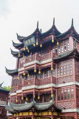 Fototapeta premium Shanghai yuyuan garden traditional Building