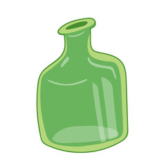 empty bottles isolated illustration