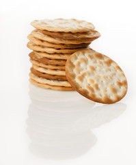Stack of Water Crackers