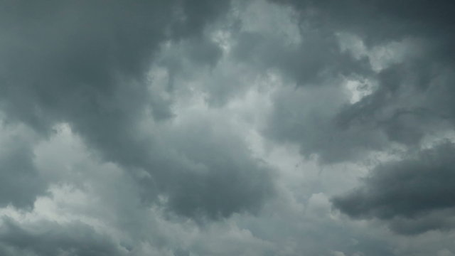 Timelapse of storm clouds