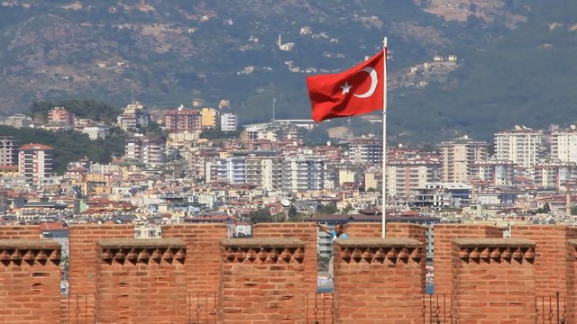 Kizil Kule - Red Tower, Alanya, Turkey