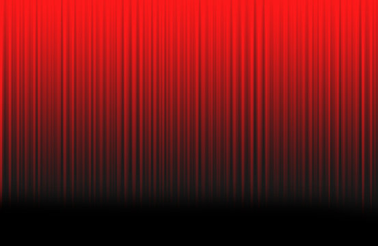 Red Rising Curtain