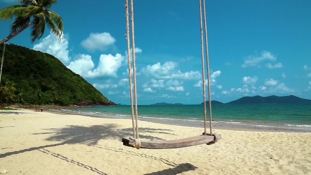 Swing on the shore