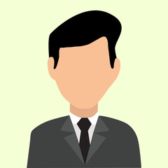 People man vector flat design.