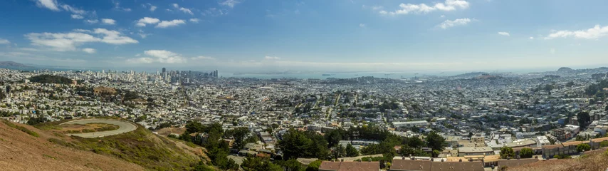 Deurstickers San Francisco view © red7255