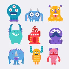 Raamstickers Monster Monsters