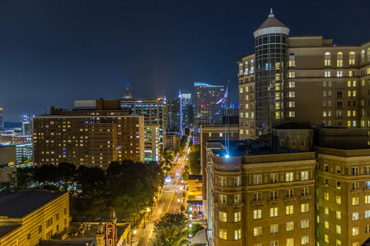 Downtown Atlanta, GA rooftop view