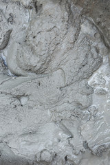 Fototapeta premium plaster cement concrete poured mixer water for residential build