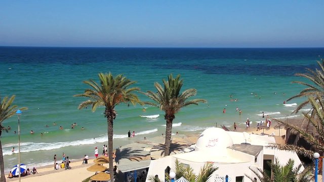 Beach in Sousse, Tunisia