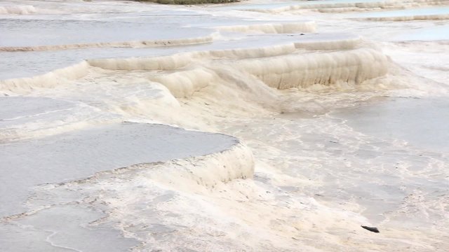 Pamukkale - cotton castle, Denizli Province in southwestern Turkey