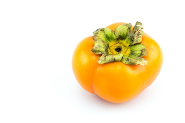Persimmon on a white background