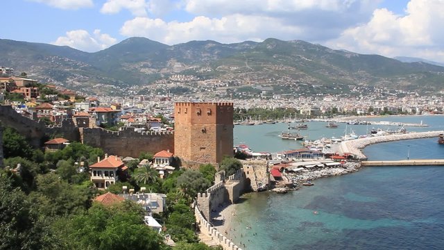 Kizil Kule - Red Tower, Alanya, Turkey