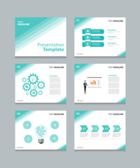 Fototapeta na wymiar business vector template presentation slides background design