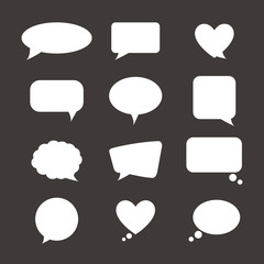 Chat speech bubbles 