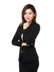 Obraz premium Asian Young Businesswoman