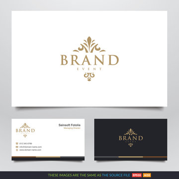 Wedding Event Logo and Business Card Design